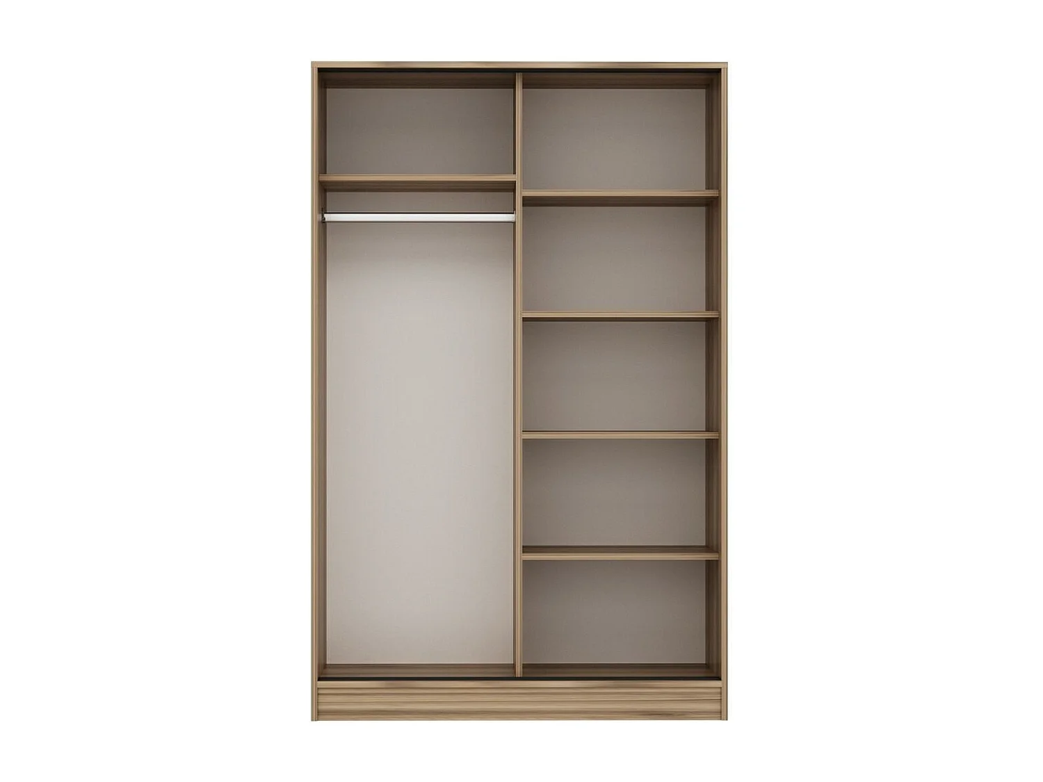 Armario Kale-2317 color roble antracita 120x210x52 cm