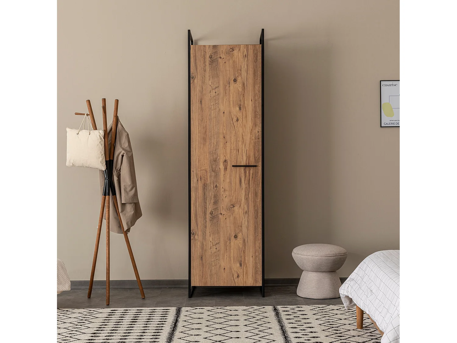 Armario Dynamic Takım-1 color pino atlántico 74.8x90.4x35.5 cm