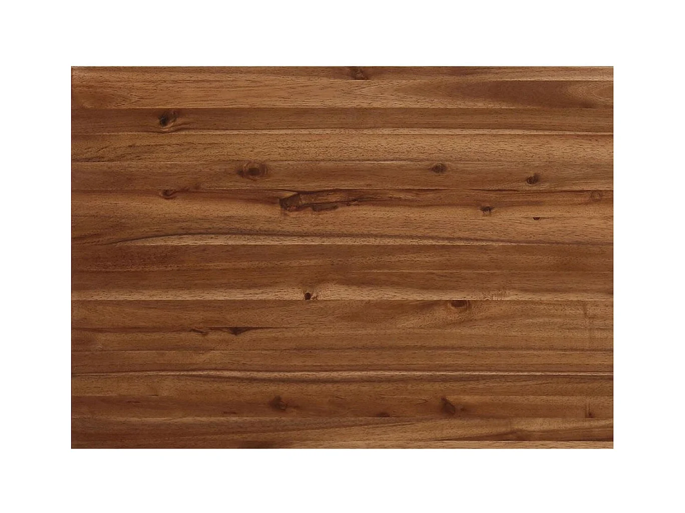 Table repas haute carrée Bois Bleu - Brocante Interior's