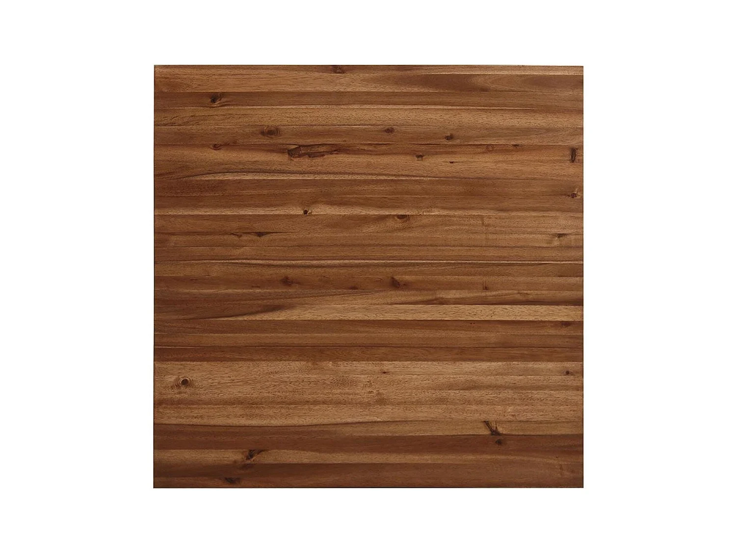 Table repas haute carrée Bois Bleu - Brocante Interior's