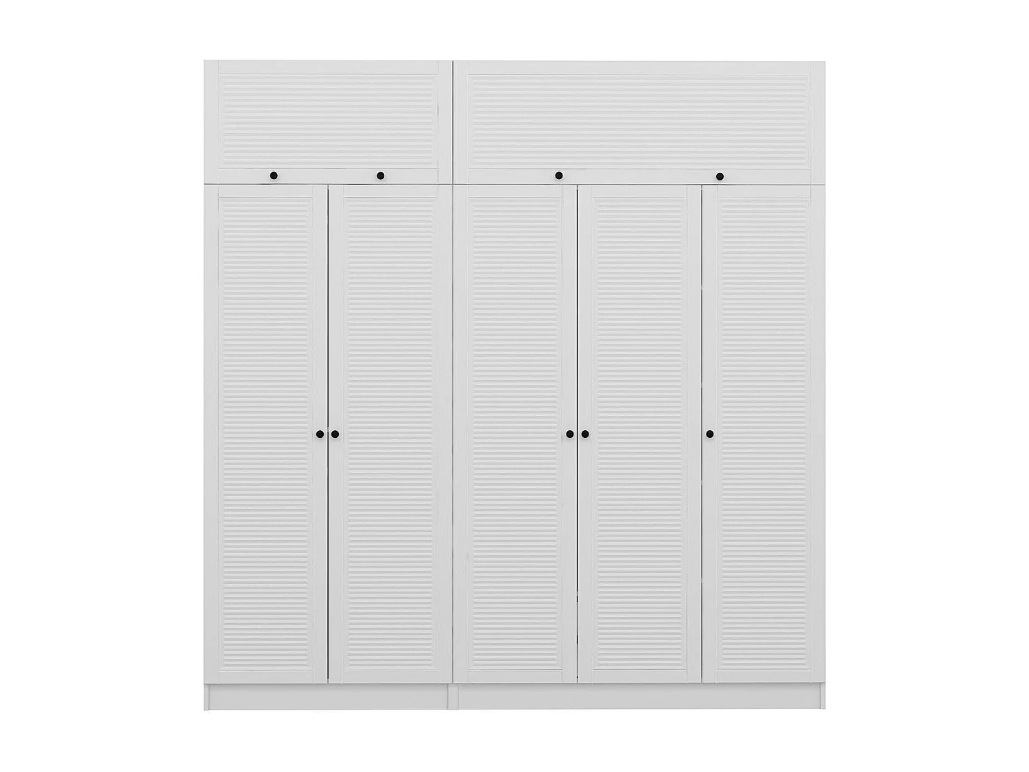 Armario Kale-8432 blanco 225x210x52 cm