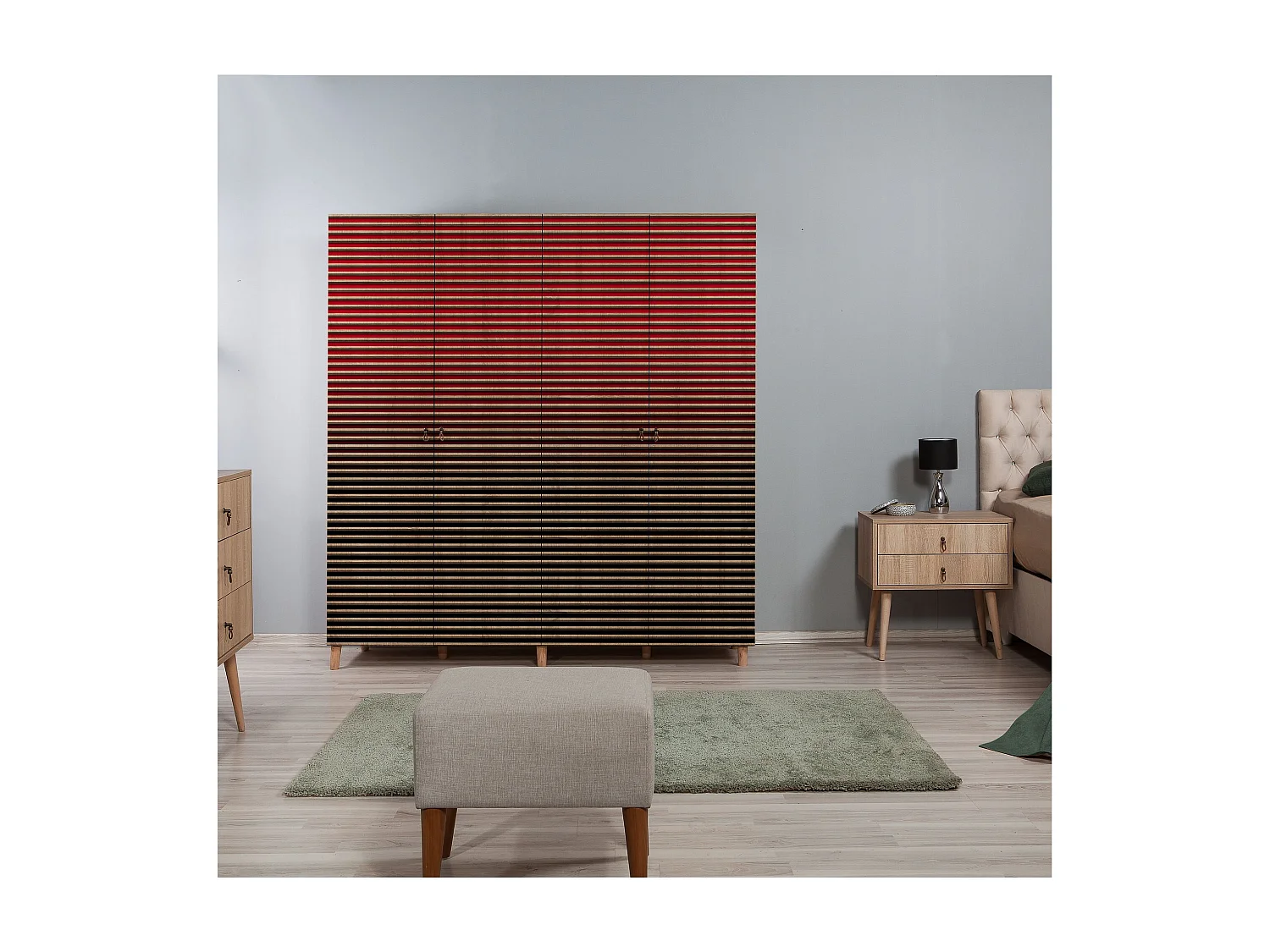 Armario İmaj-221 sonoma color roble 180x192x52 cm