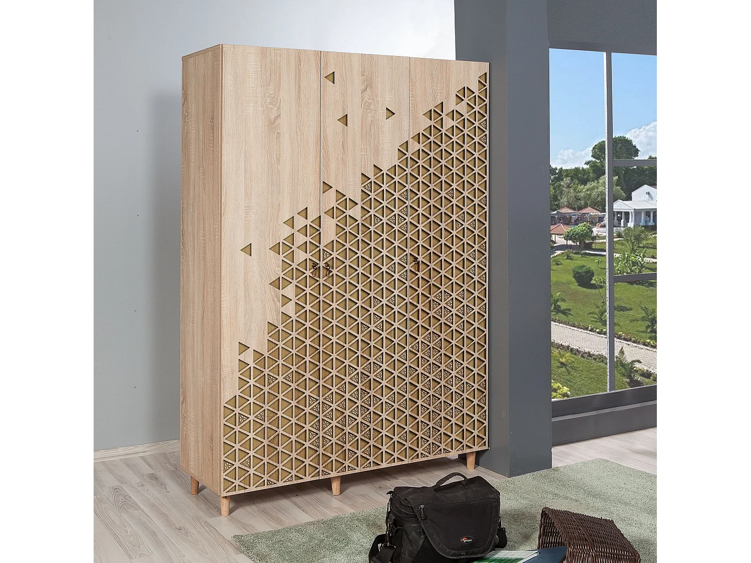 Armario MODE-120 sonoma color roble 50x138.6x29.6 cm