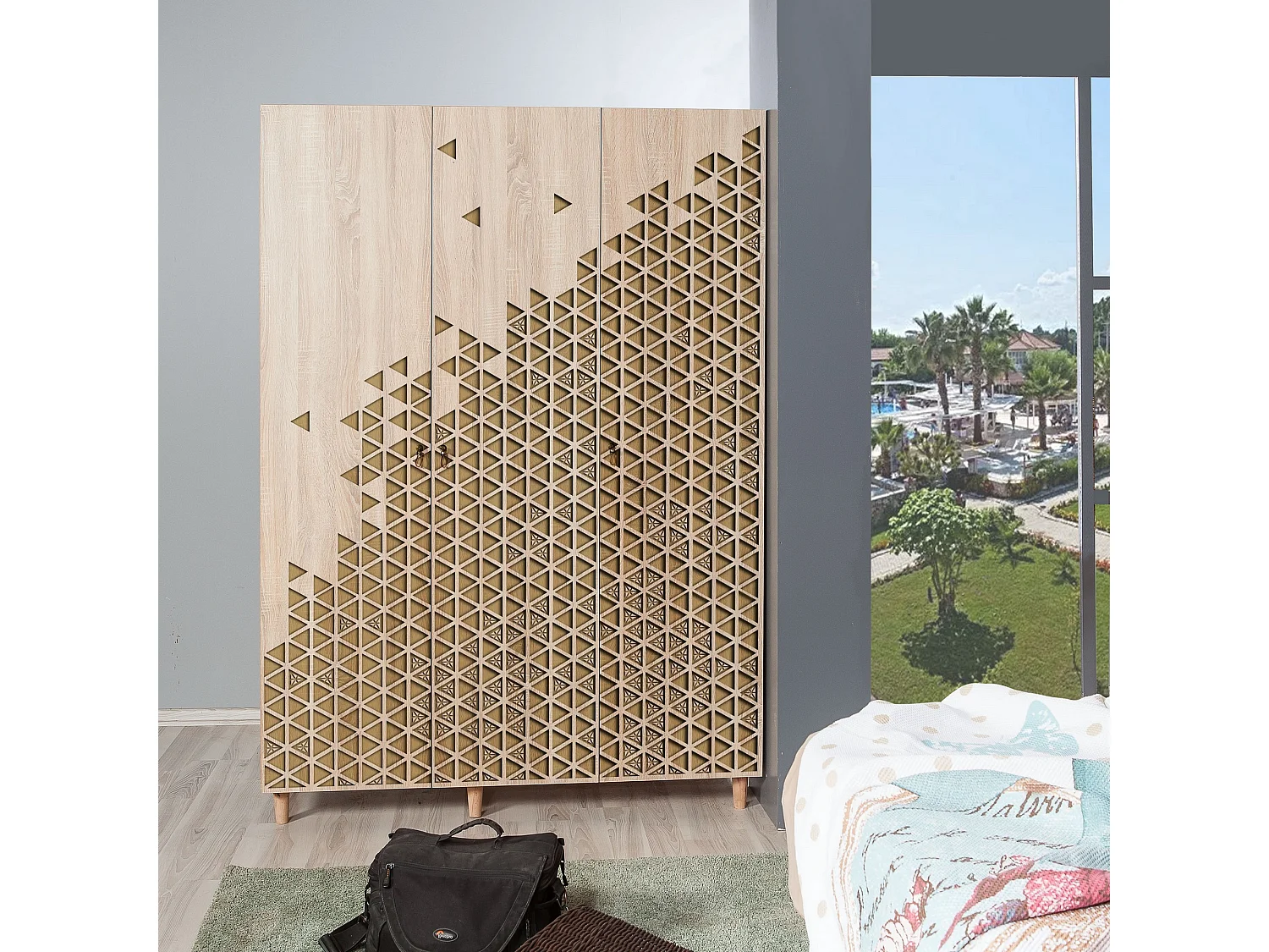 Armario MODE-120 sonoma color roble 50x138.6x29.6 cm