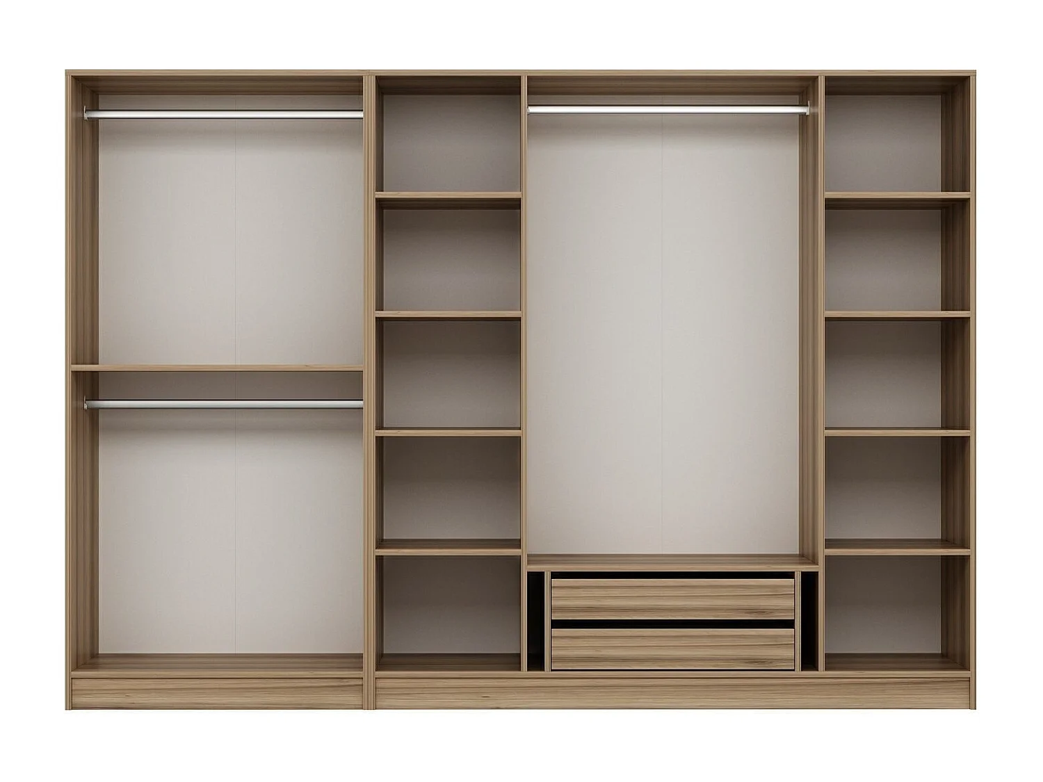 Armario Kale-7670 dore 270x210x52 cm