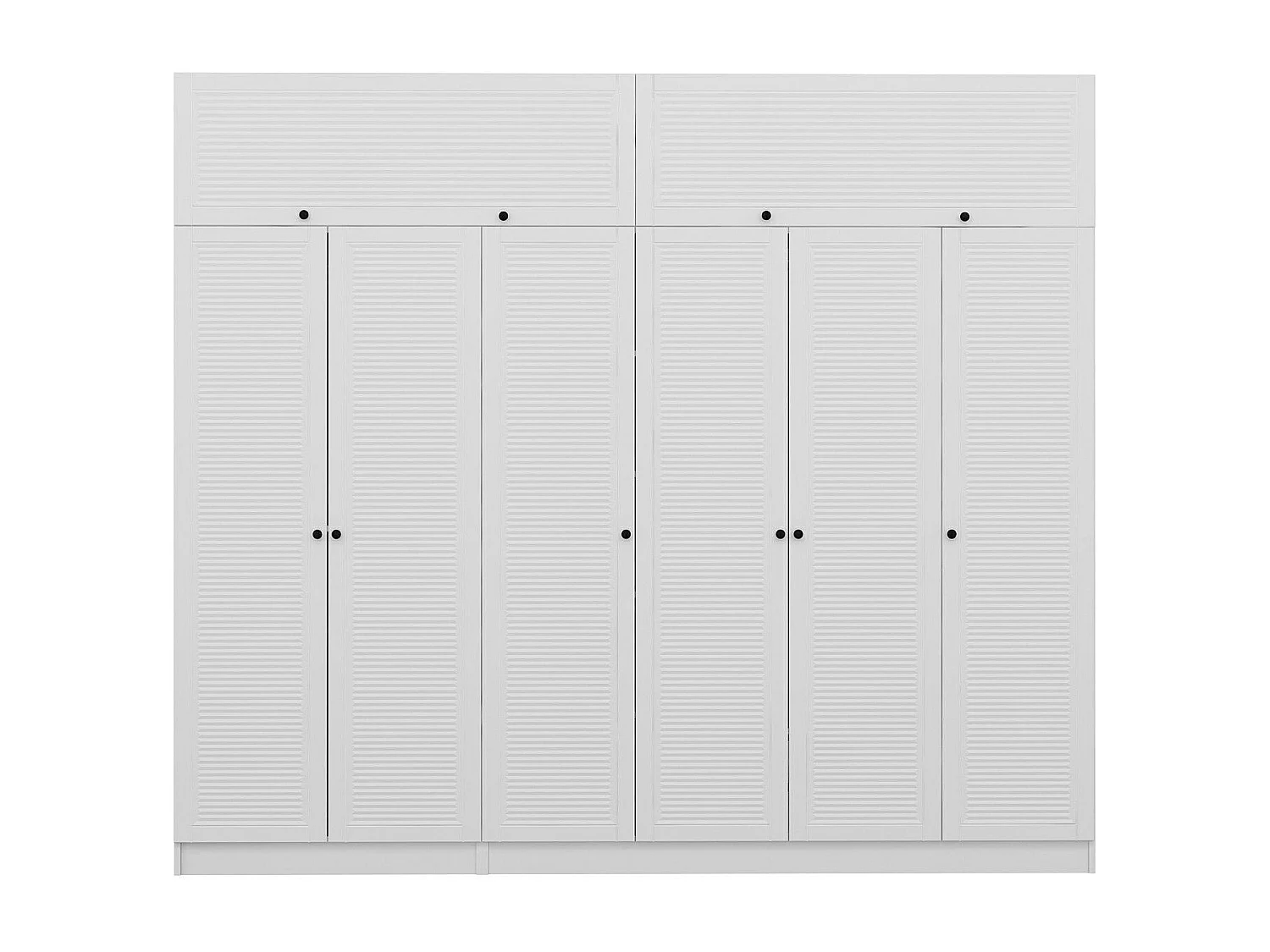 Armario Kale-8433 blanco 270x210x52 cm