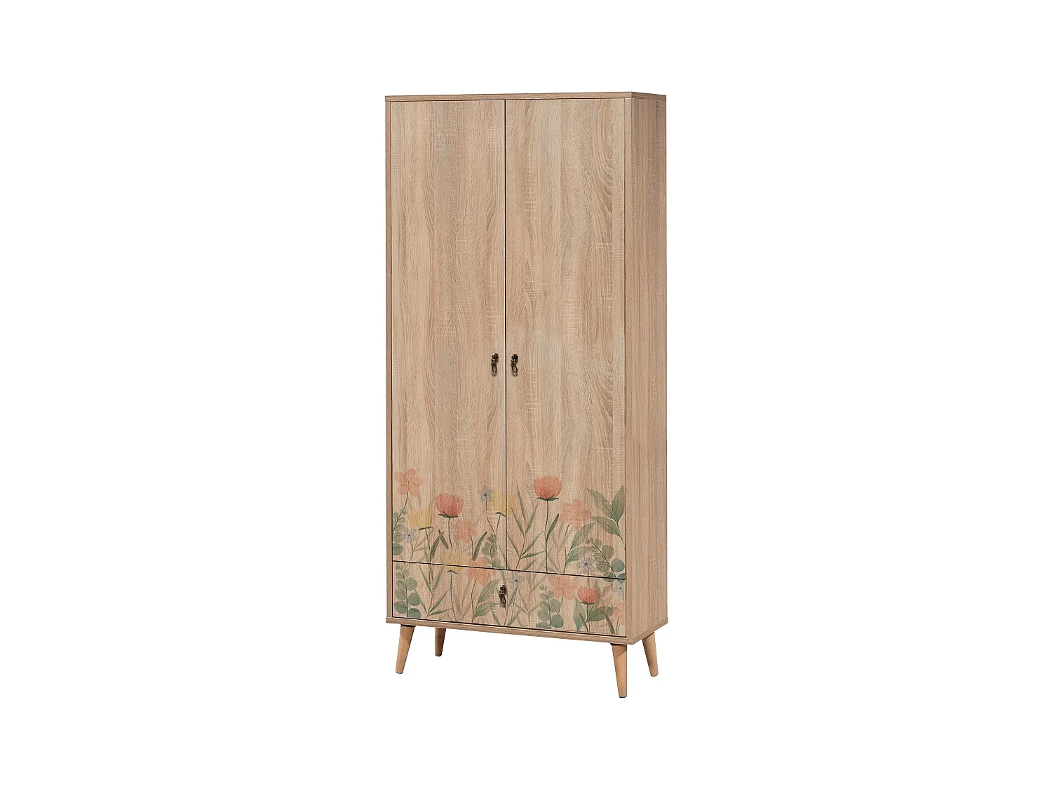 Armario City Tulip multicolor 80x190x45 cm