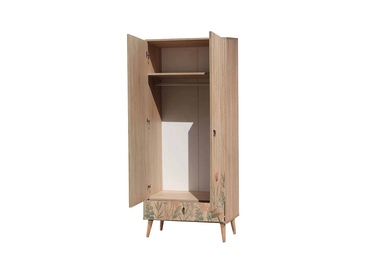 Armario City Tulip multicolor 80x190x45 cm