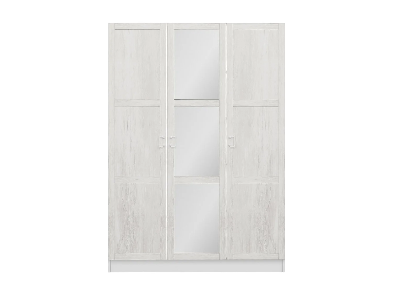 Guardaroba Kailua P112, Rovere sbiancato, 210x135x52cm, Porte guardaroba: Con cerniere