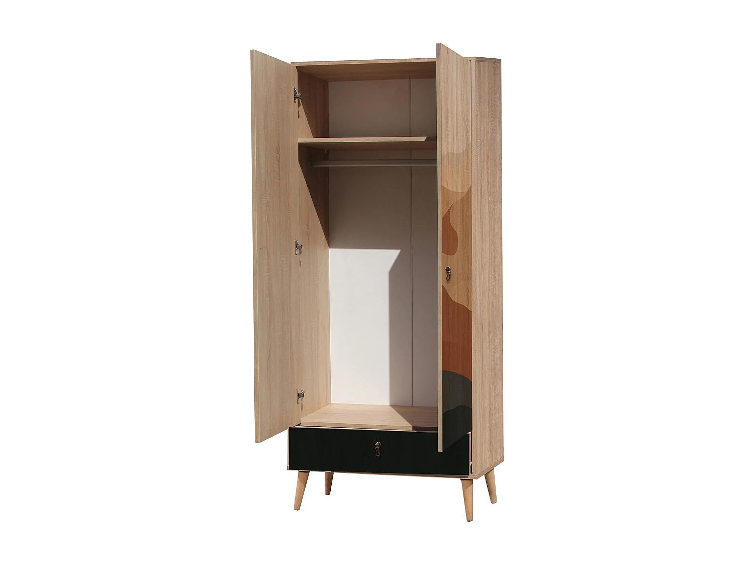 Armario City Desert multicolor 80x190x45 cm