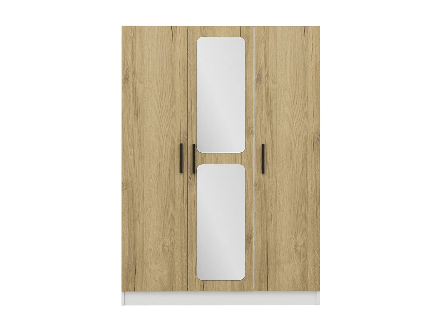 Armario Kale-2245 color nogal 135x190x52 cm