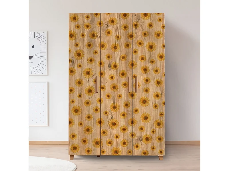 Armario Leva Hedera Seed color pino atlántico 120x189x48 cm