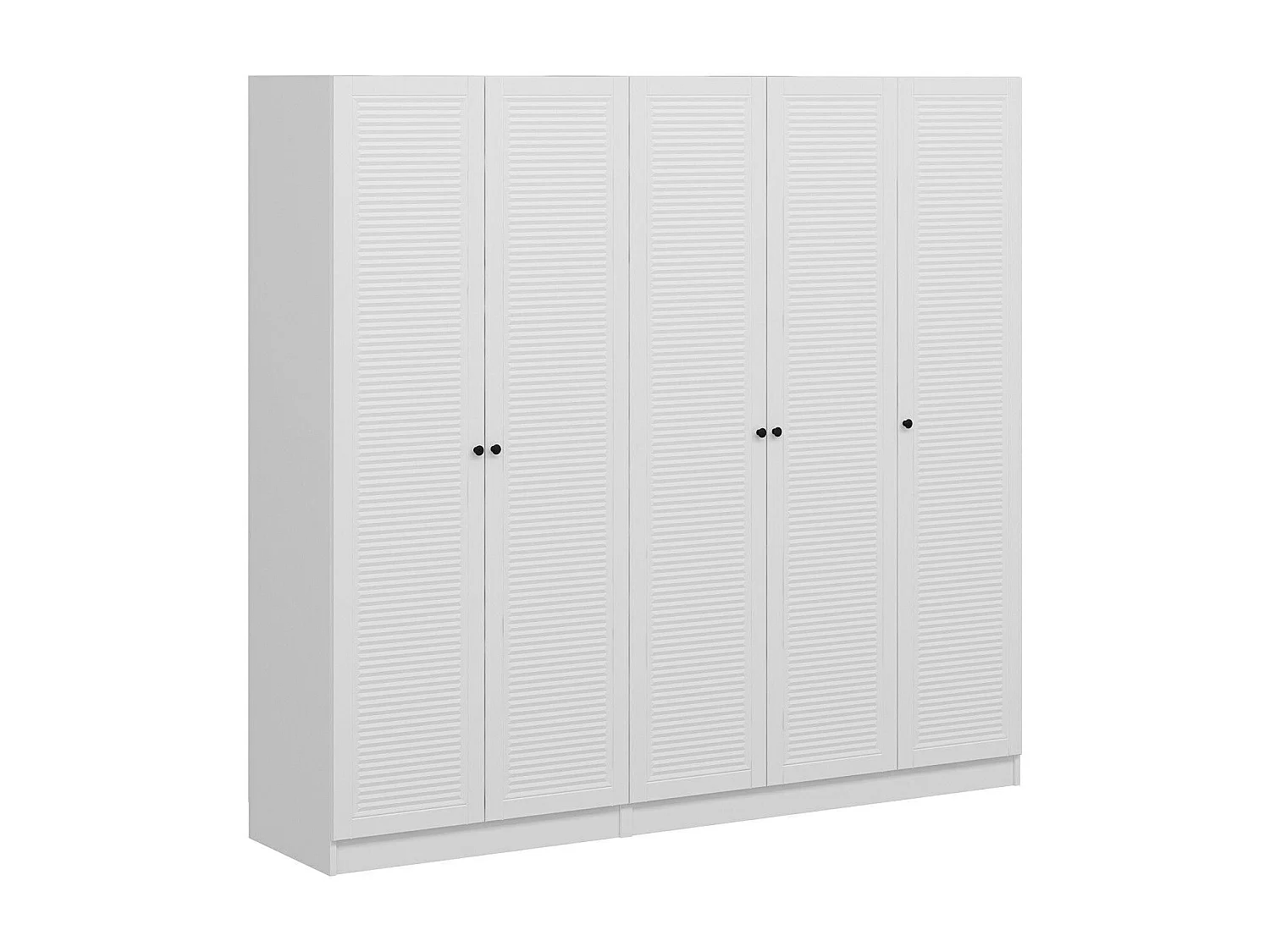 Armario Kale-8392 blanco 225x190x52 cm