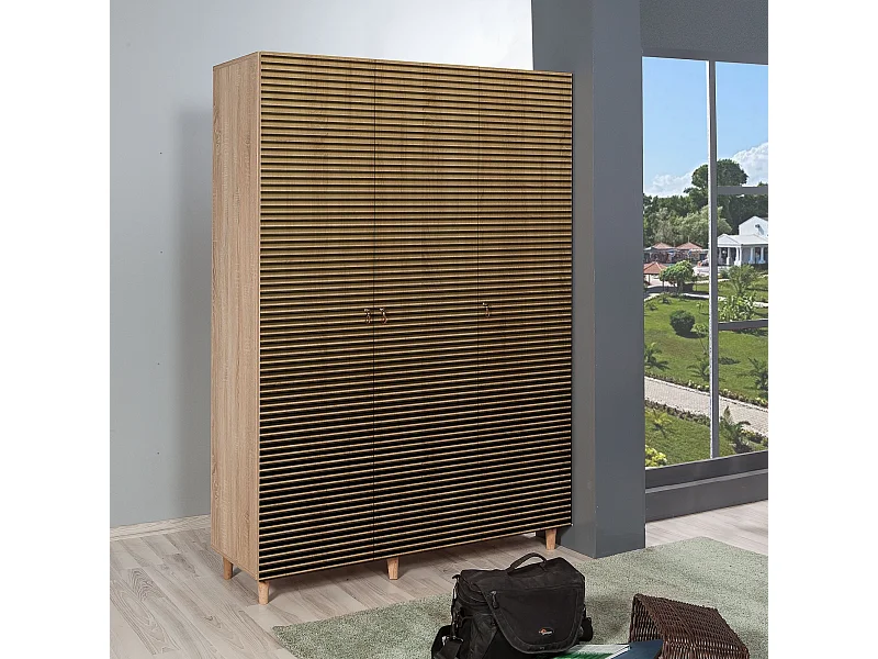 Armario MODE-220 sonoma color roble 180x180x40 cm