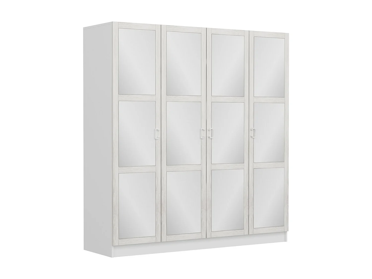 Armario Kale Country-2458 blanco 180x190x52 cm