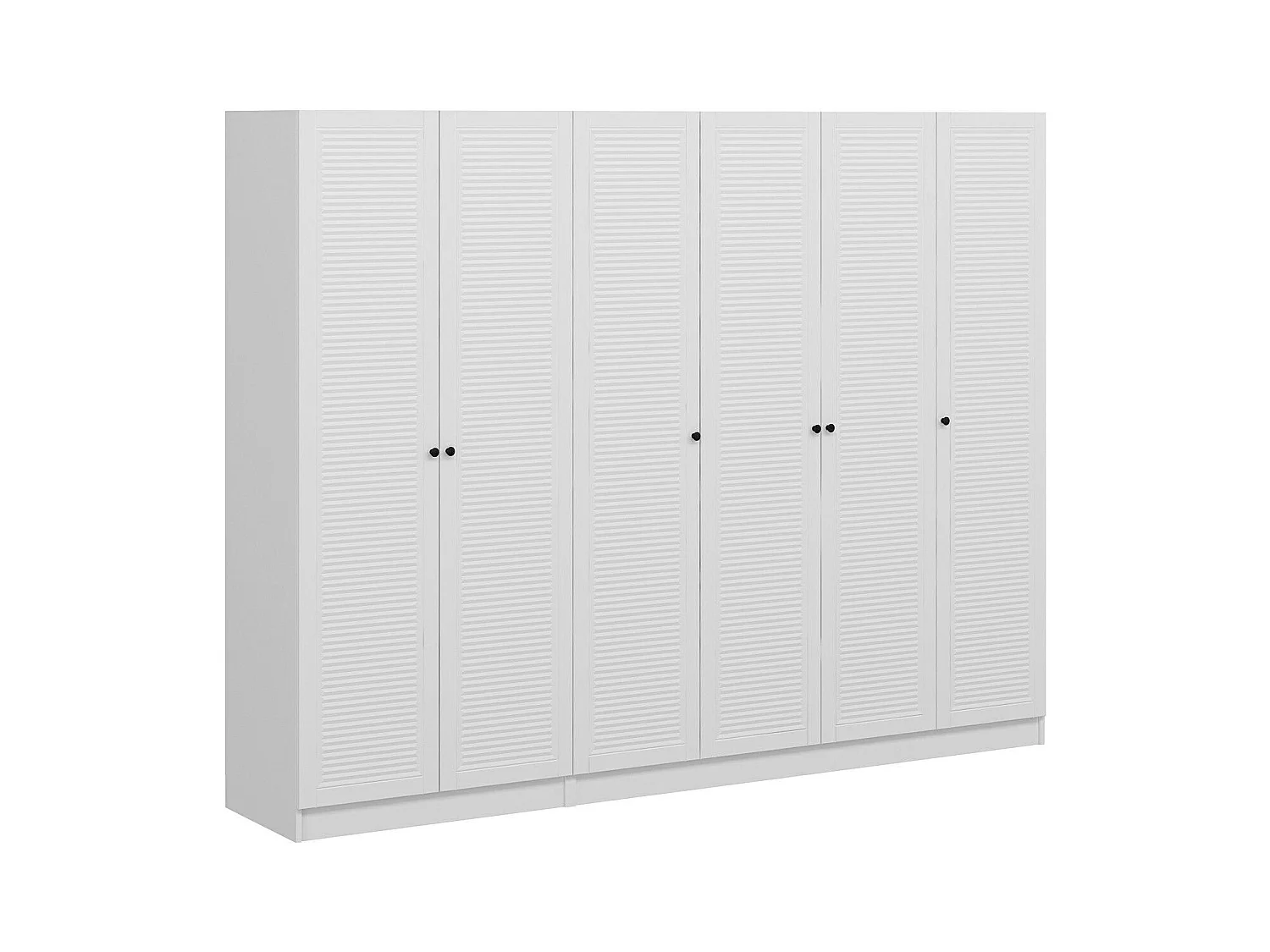 Armario Kale Mebran-8423 blanco 270x210x52 cm