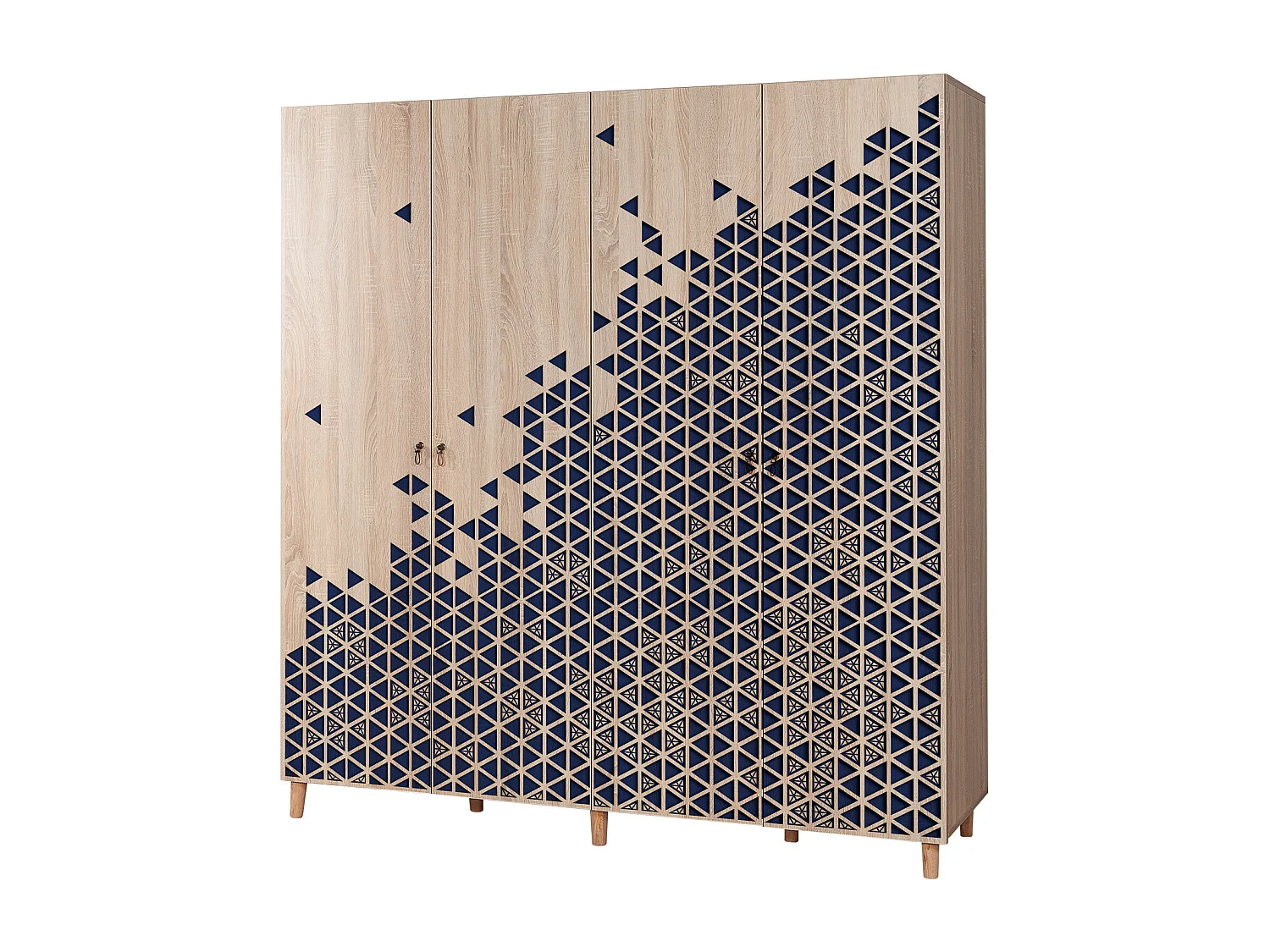 Armario İMAJ-123 sonoma color roble 100x192x52 cm