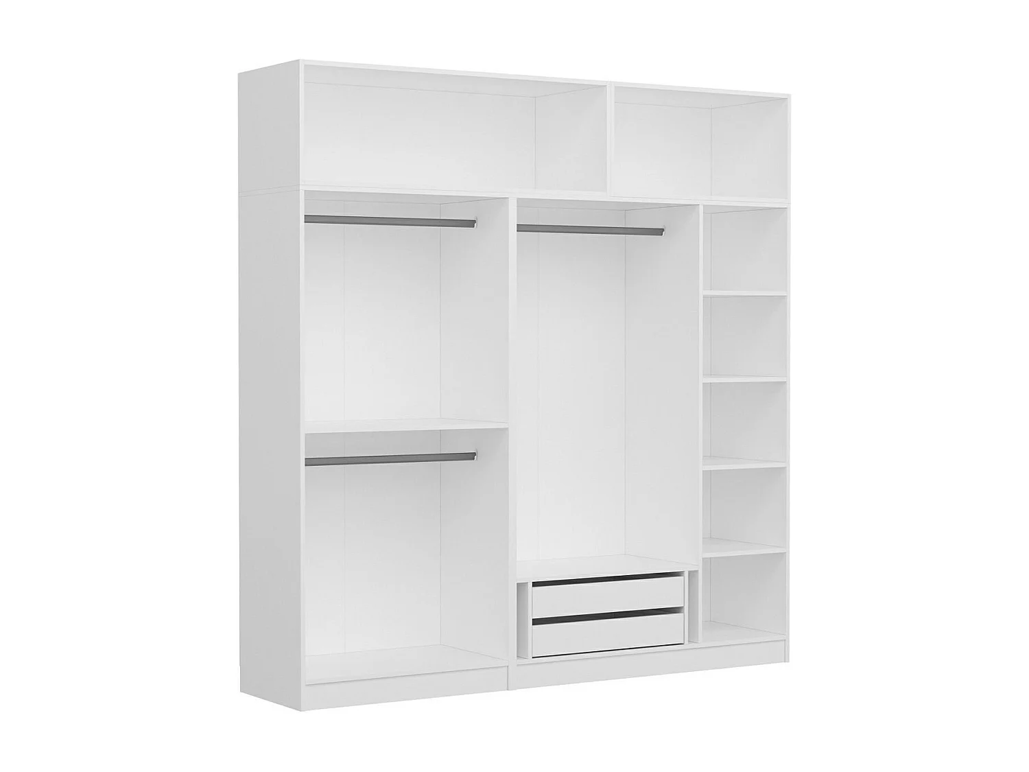 Armario Kale-3941 blanco 225x255x52 cm