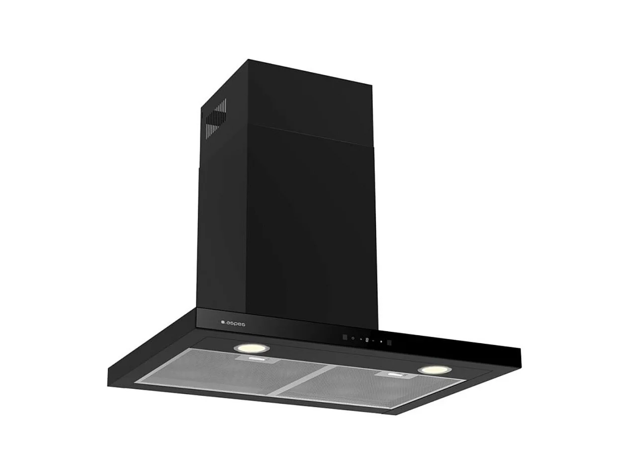 Campana extractora en T Aspes ACPT601AN 290W 634,1 m3/h A negro