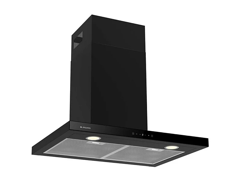 Campana extractora en T Aspes ACPT601AN 290W 634,1 m3/h A negro