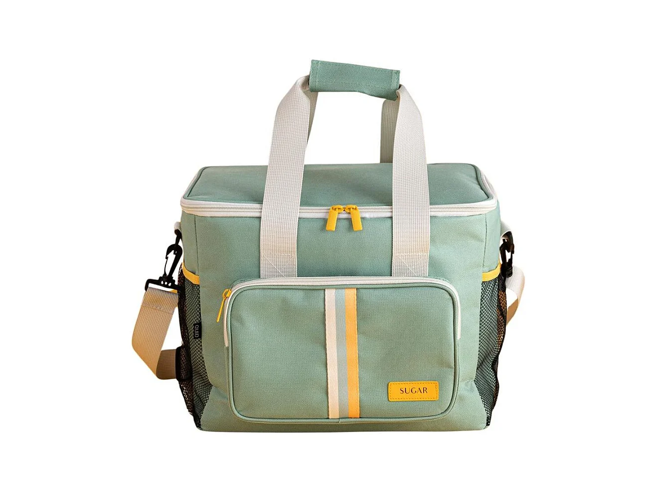 Bolsa térmica Sugar Quid 22L con asa regulable verde 33x28x24 cm