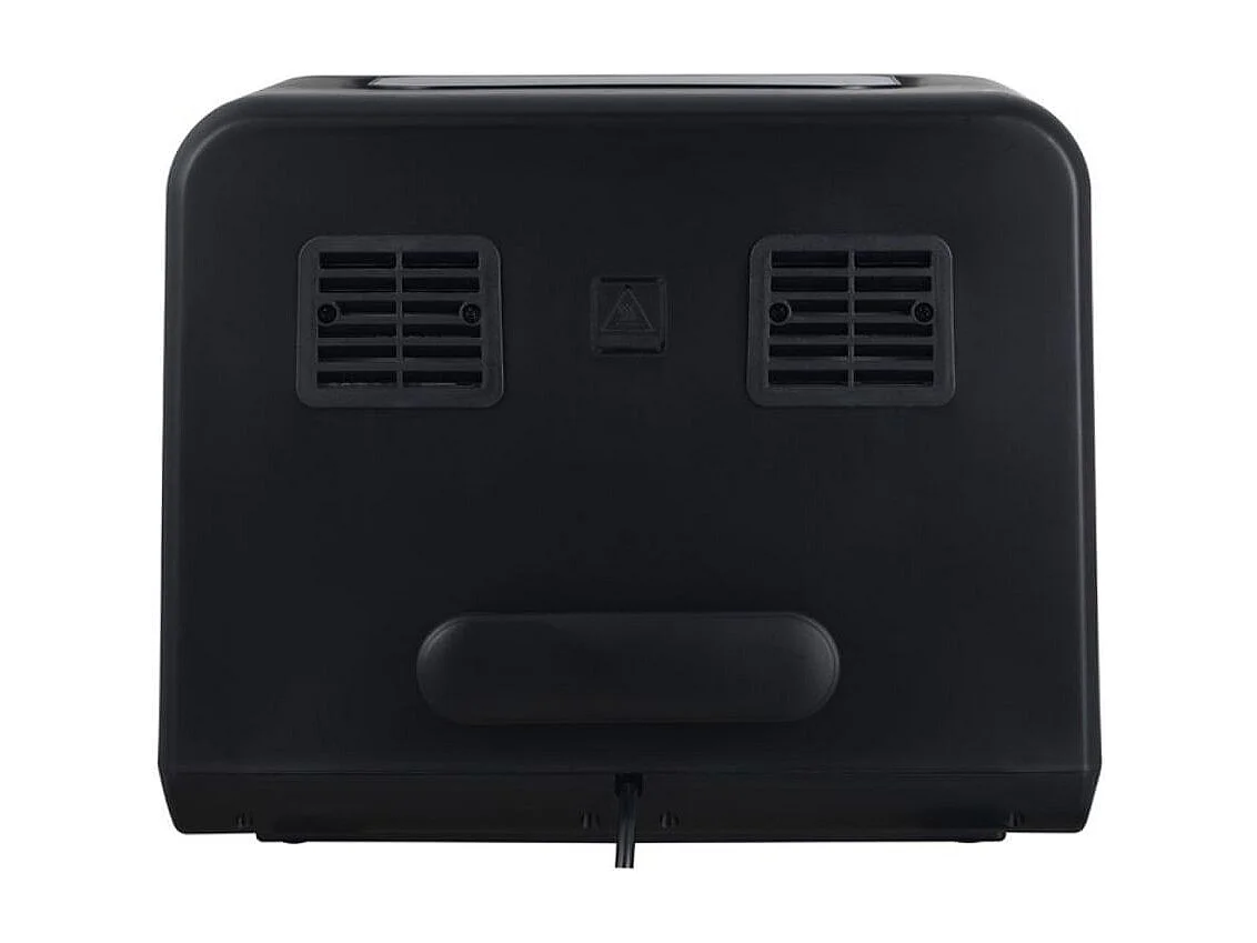 Freidora de aire Hyundai HAF8000DD 2400W 8L 2 cestas 8 programas negro