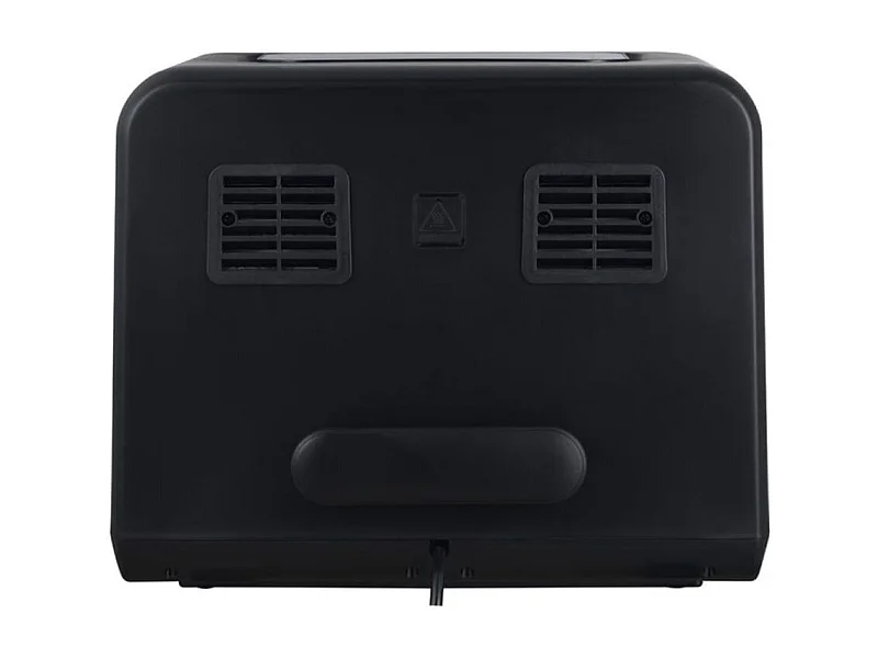 Freidora de aire Hyundai HAF8000DD 2400W 8L 2 cestas 8 programas negro