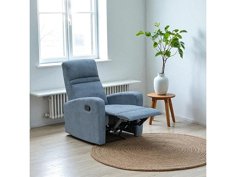 Sillón relax Condal 3 modos relax gris 103x78x93 cm