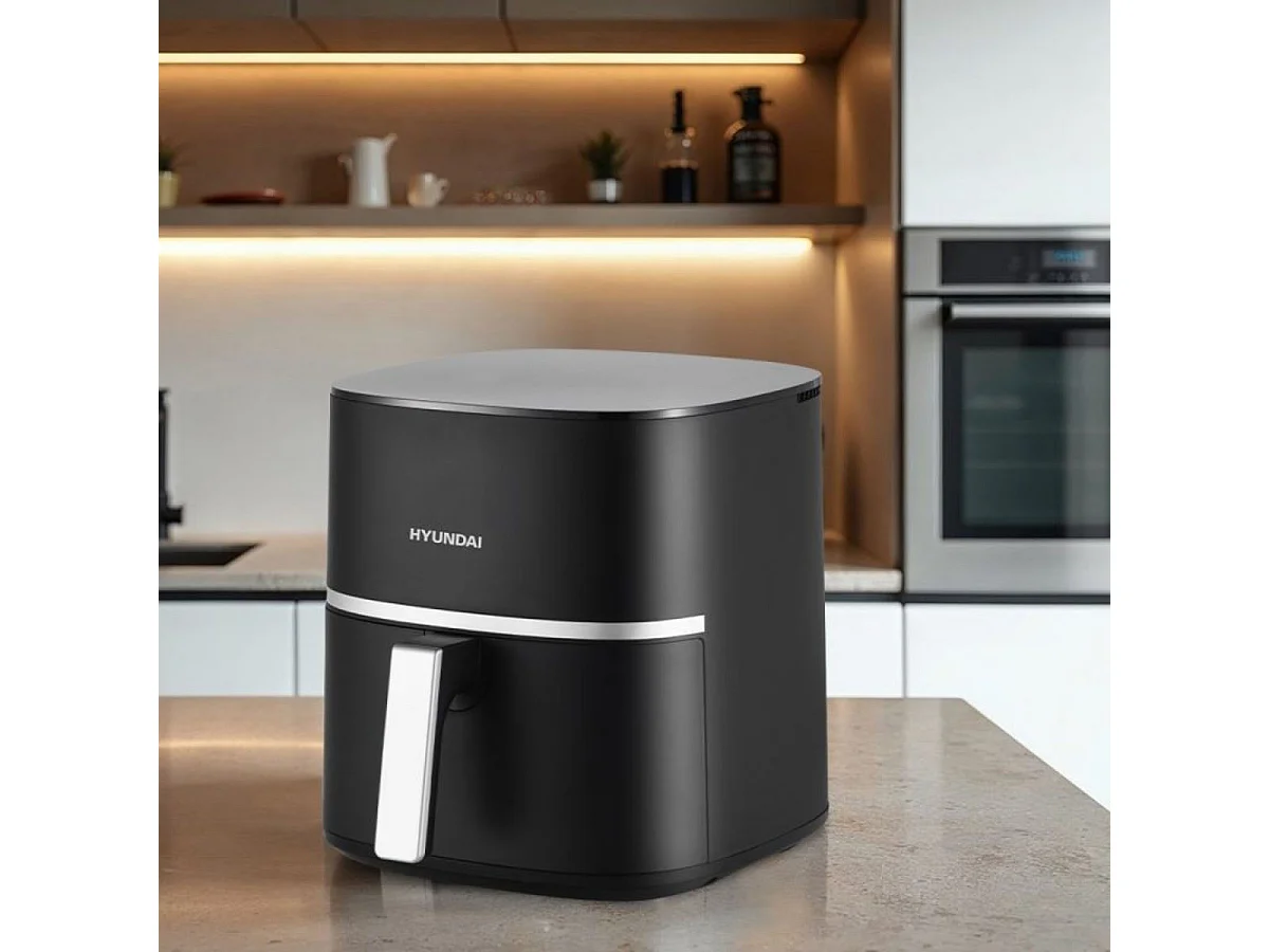 Freidora de aire Hyundai HAF5500D 1600W 5,5L 10 programas negro