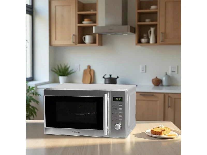Microondas Aspes AMW2700DGX 1000W 20L con grill 8 programas inox
