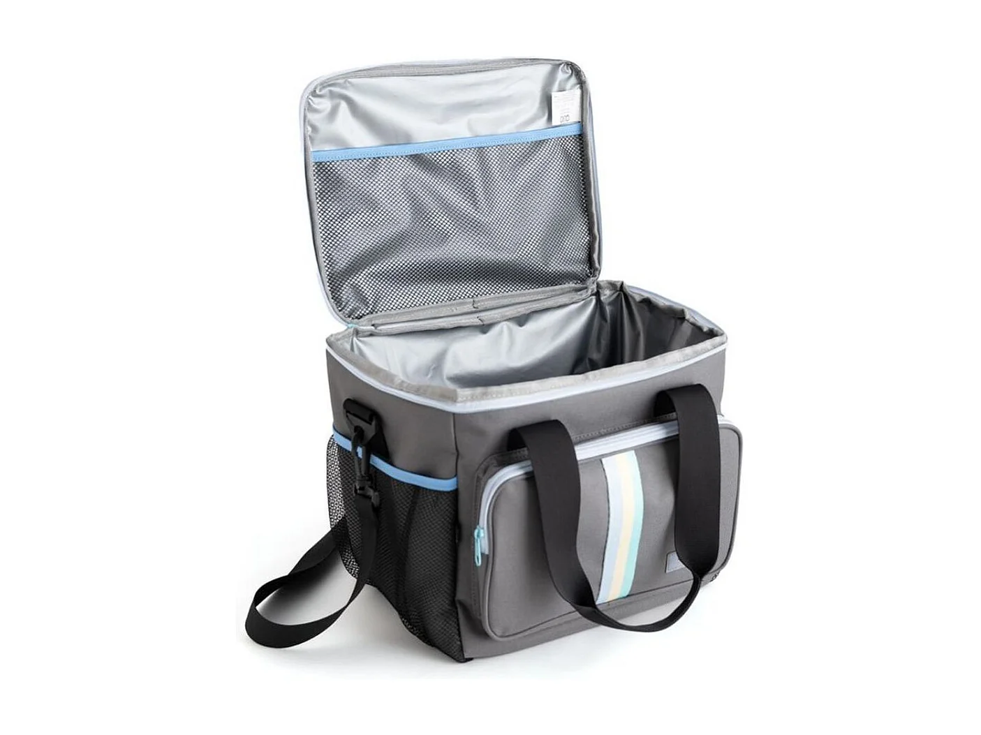 Bolsa térmica Sugar Quid 22L con asa regulable gris 33x28x24 cm