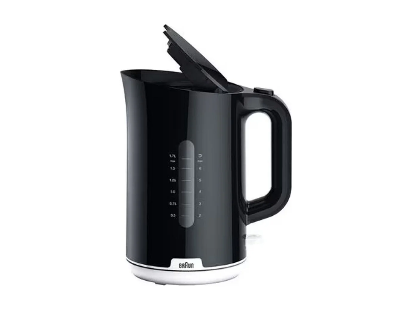 Hervidor Braun WK1100BK 2200W 1,7L tapa abatible negro
