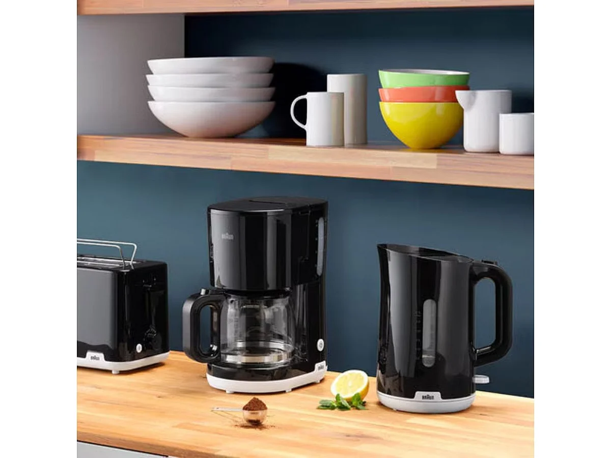 Hervidor Braun WK1100BK 2200W 1,7L tapa abatible negro