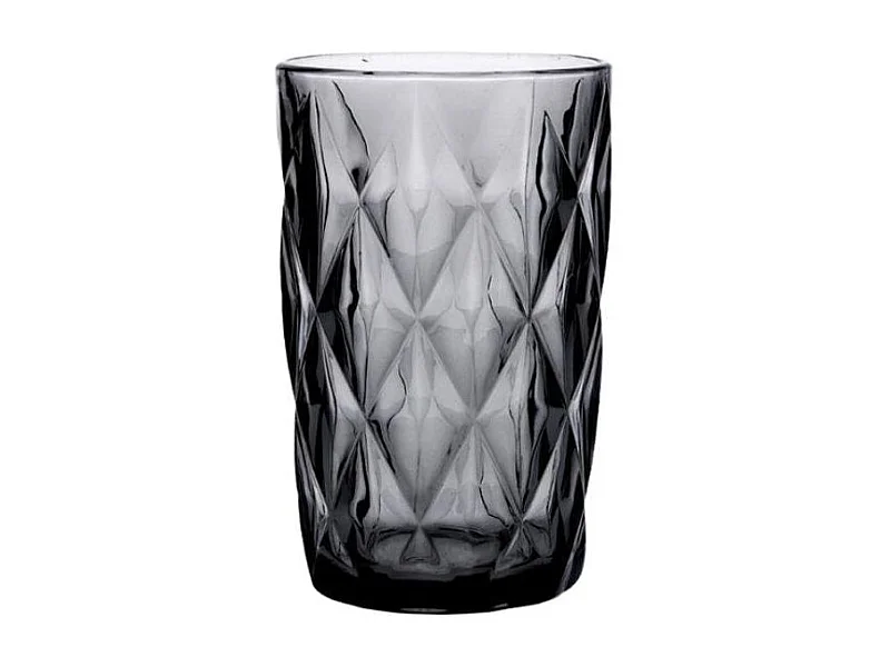 Pack de 6 vasos Maia Quid vidrio gris 40 cl