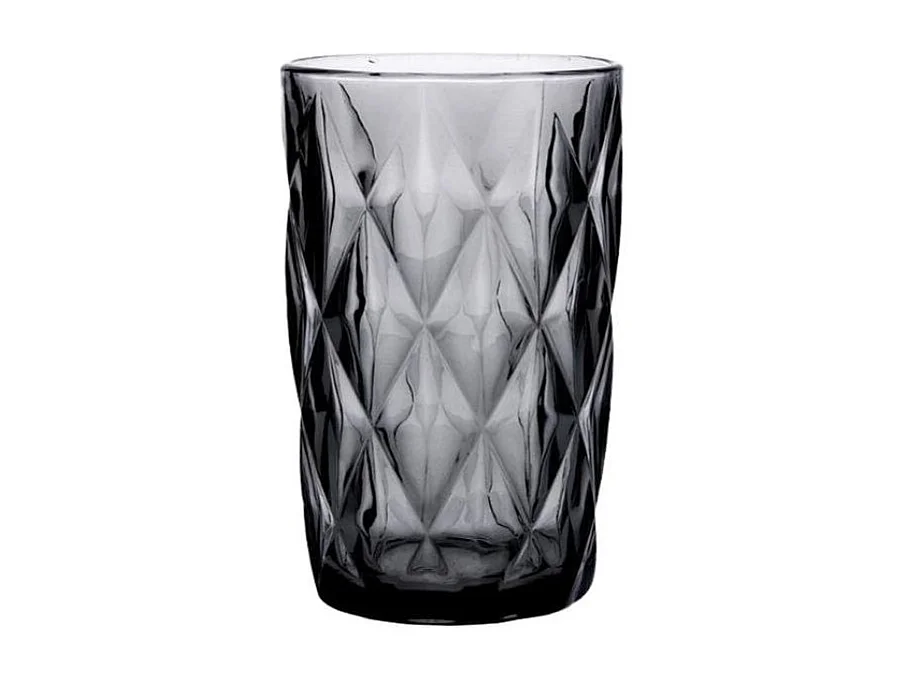 Pack de 6 vasos Maia Quid vidrio gris 40 cl