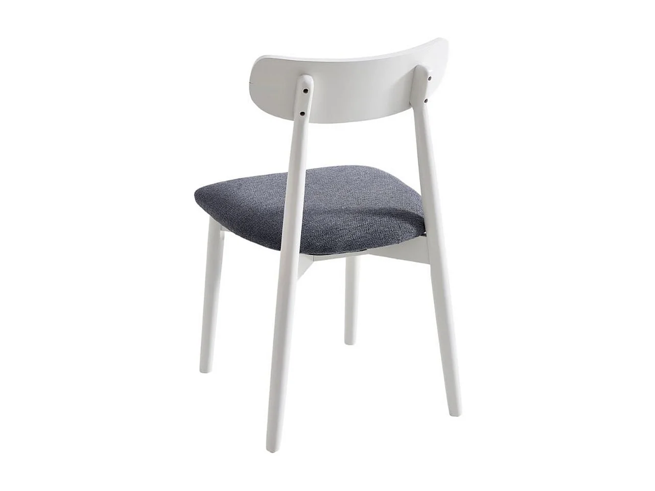 Pack de 2 sillas Shia asiento acolchado gris/blanco 83x49x42 cm Adec