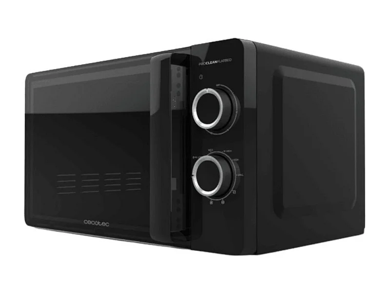 Microondas sin plato Cecotec Proclean 3130 Flatbed 700W 20L + Grill negro