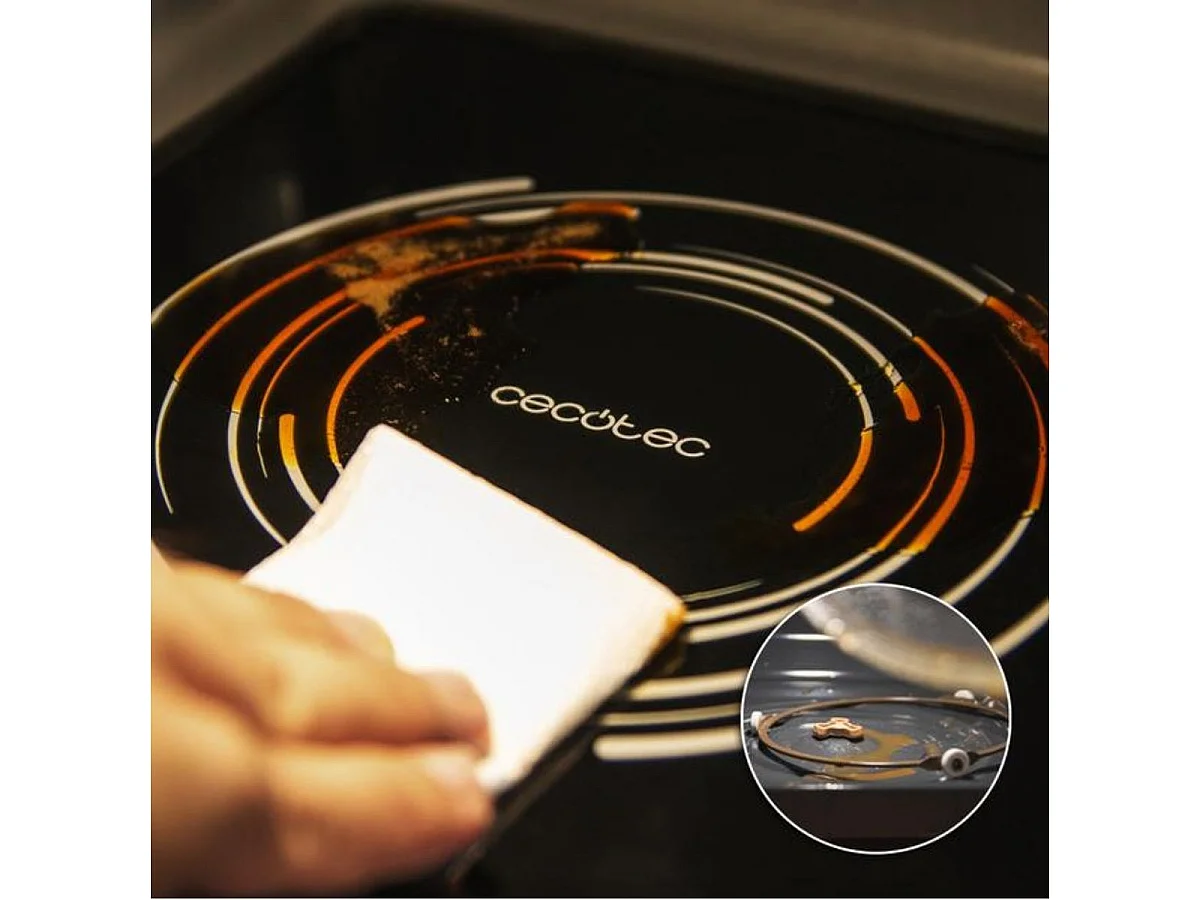 Microondas sin plato Cecotec Proclean 3130 Flatbed 700W 20L + Grill negro