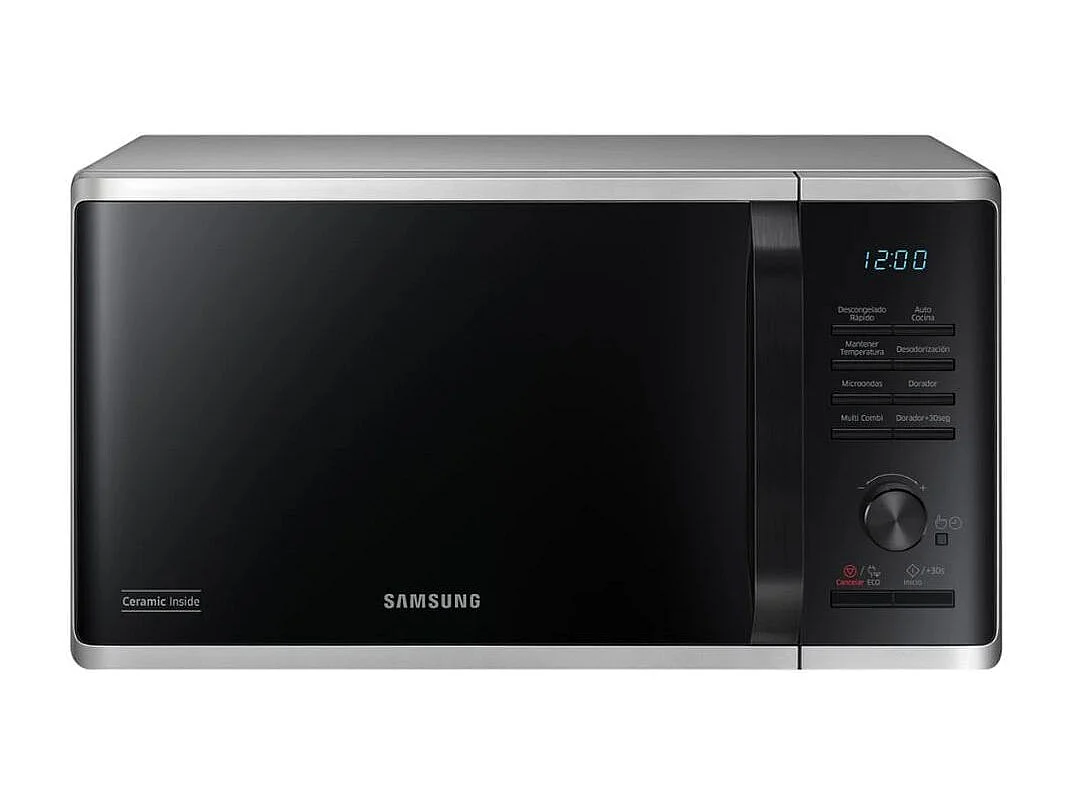 Microondas Samsung MG23K3515AS/EC 800W 23L + Grill inox