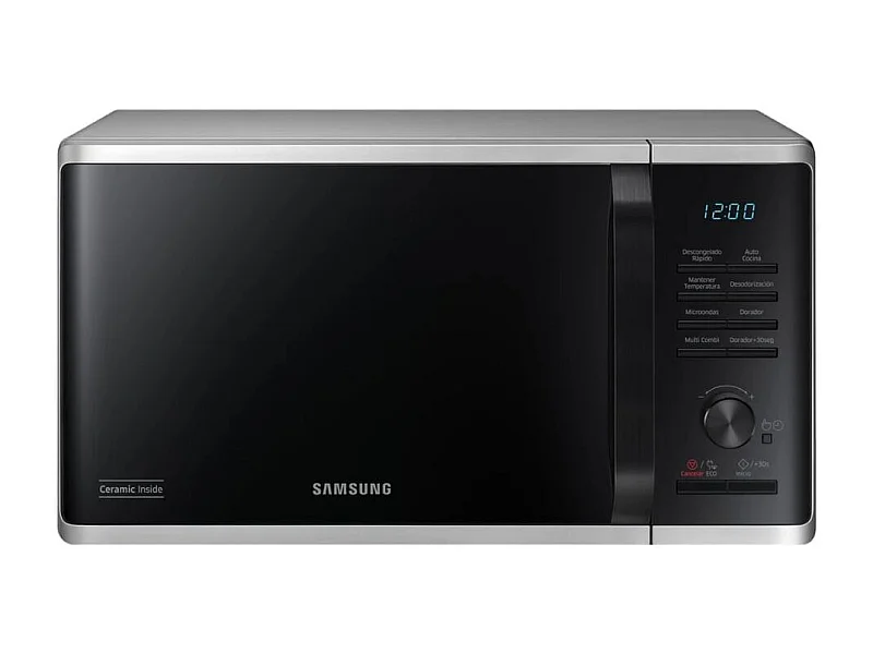 Microondas Samsung MG23K3515AS/EC 800W 23L + Grill inox