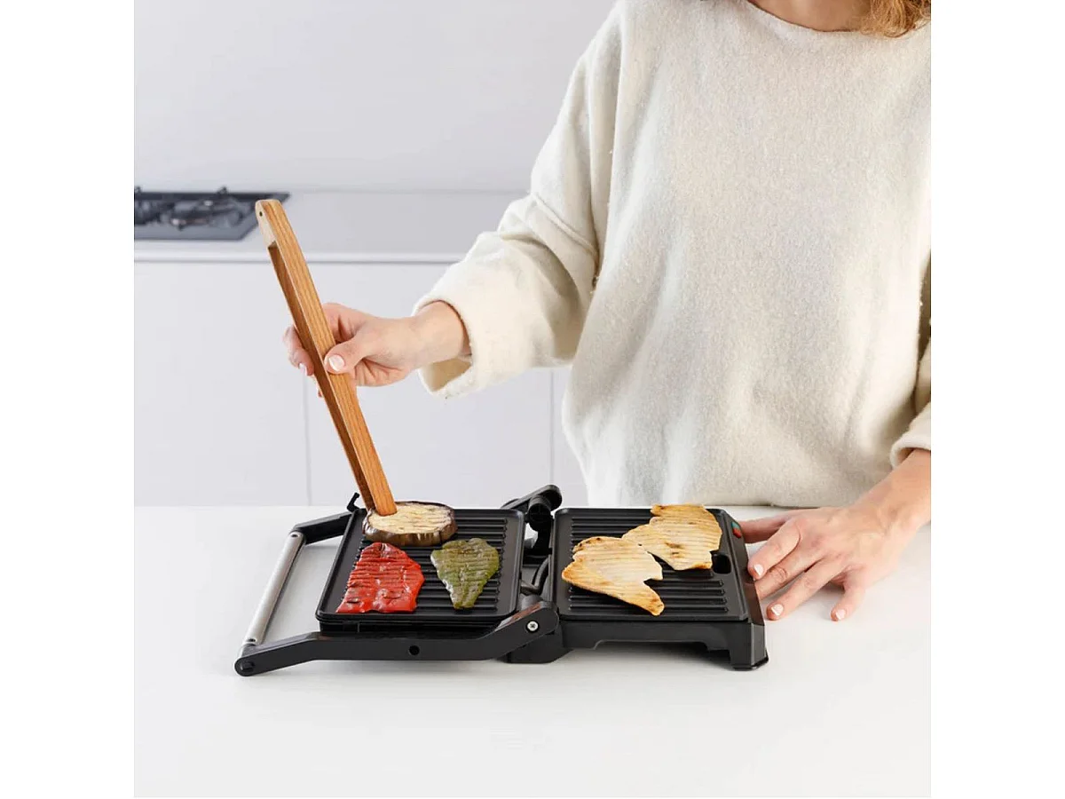 Tostador grill Taurus Mygrill Legend 1000W basculante aluminio antiadherente negro