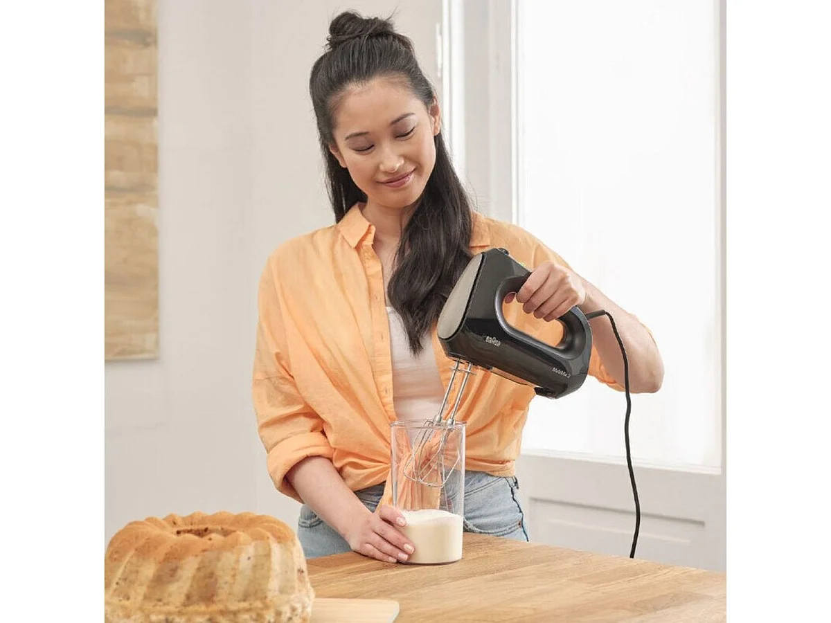 Batidora de varillas Braun MultiMix 2 HM2110 500W 4 velocidades negro