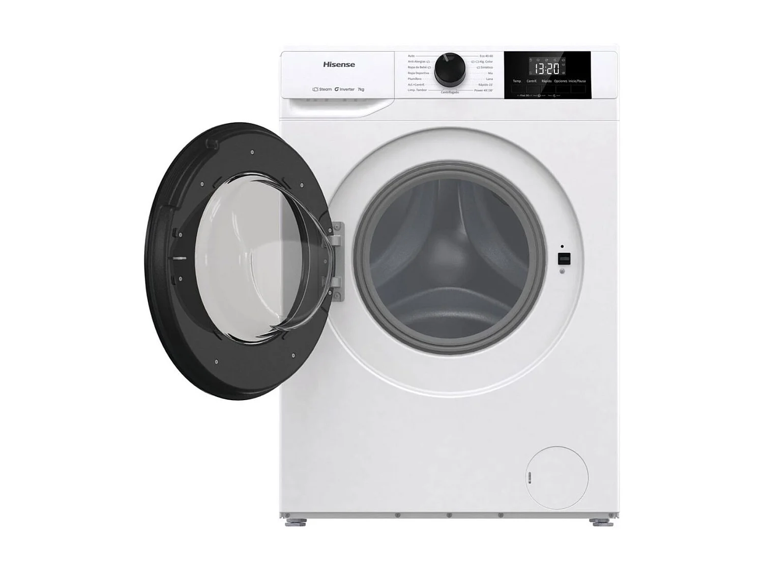 Lavadora carga frontal Hisense WF1G7021BW 7kg 1200 rpm B blanco 59,5 cm