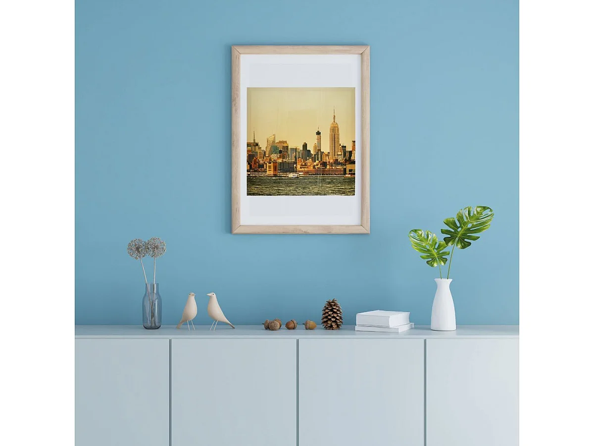 Print de paisaje ciudad decorativo New York 2 50x50 cm