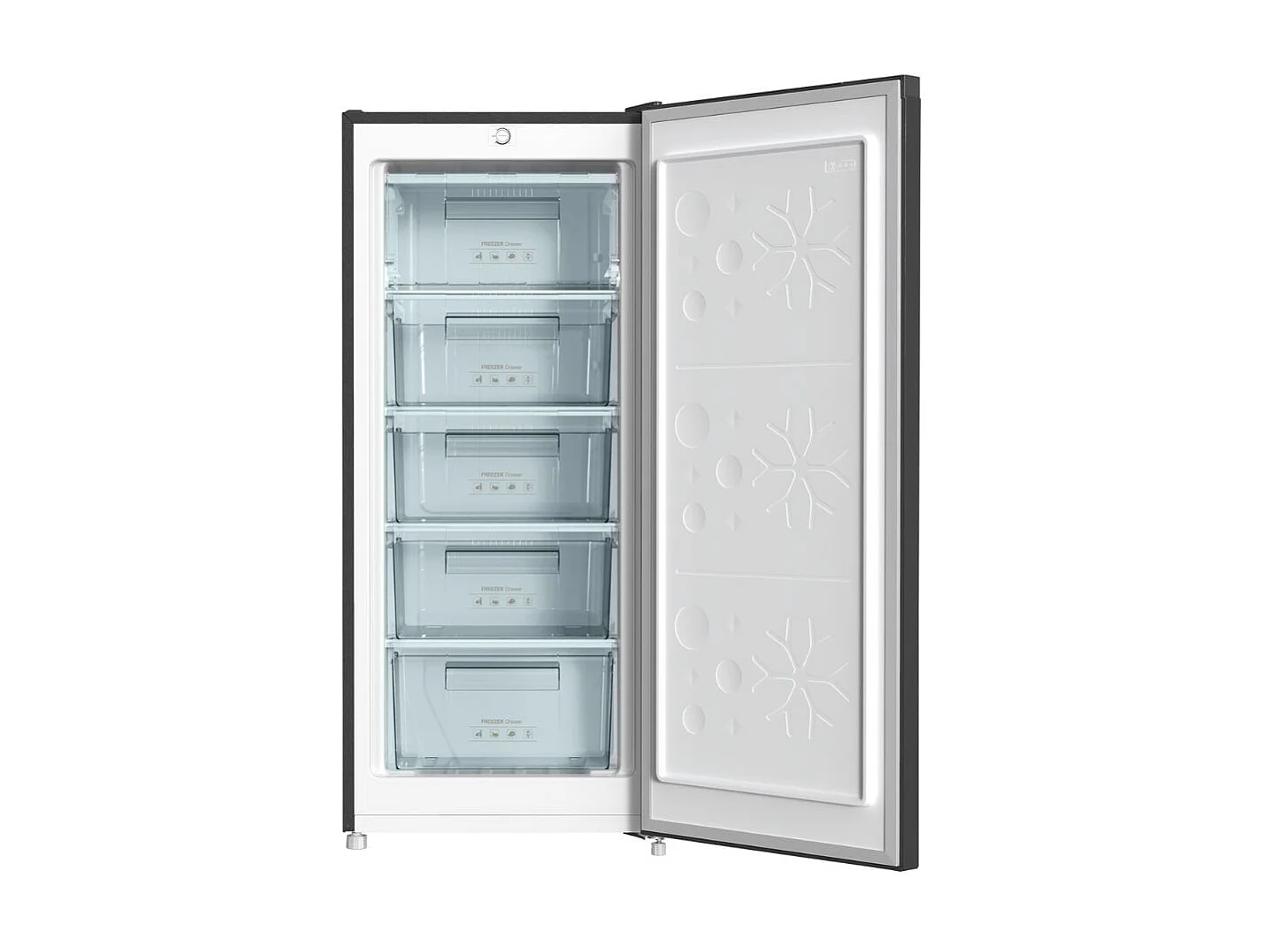 Congelador vertical Infiniton CV-140L25DEV Defrost 145L E negro 125,9 cm