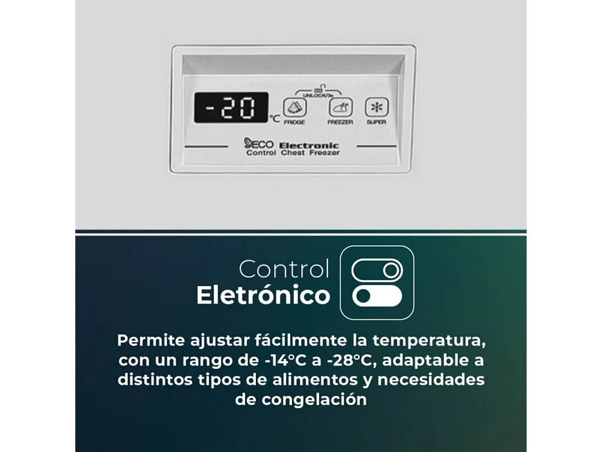 Congelador horizontal Svan SCH2002EDC 198L cíclico E blanco 91 cm