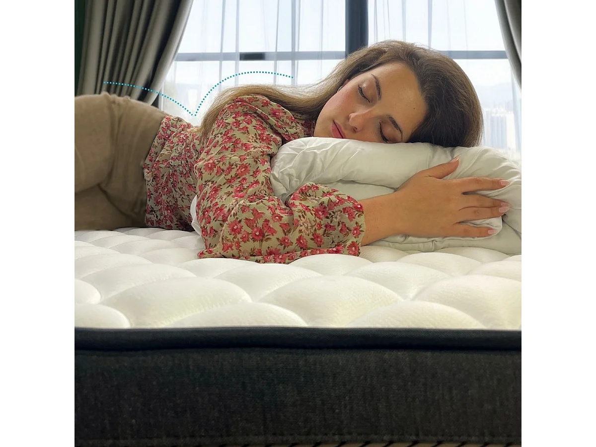 Colchón viscoelástico Cecotec Flow Diamond visco + VisComfort+ 150x190 cm