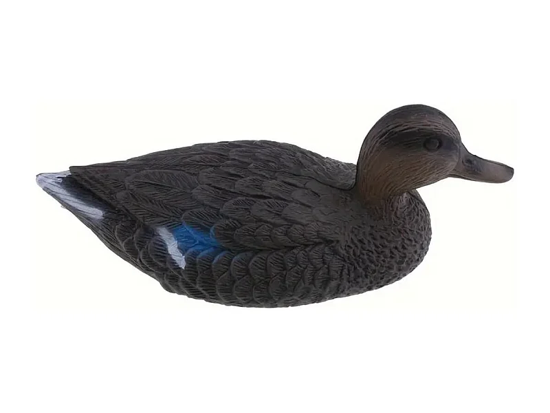 Señuelo Pato flotante negro 15x15x36 cm