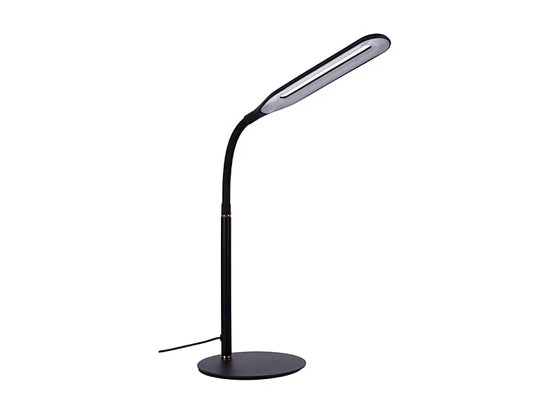 Flexo Office 5W altura regulable + luz neutra negro