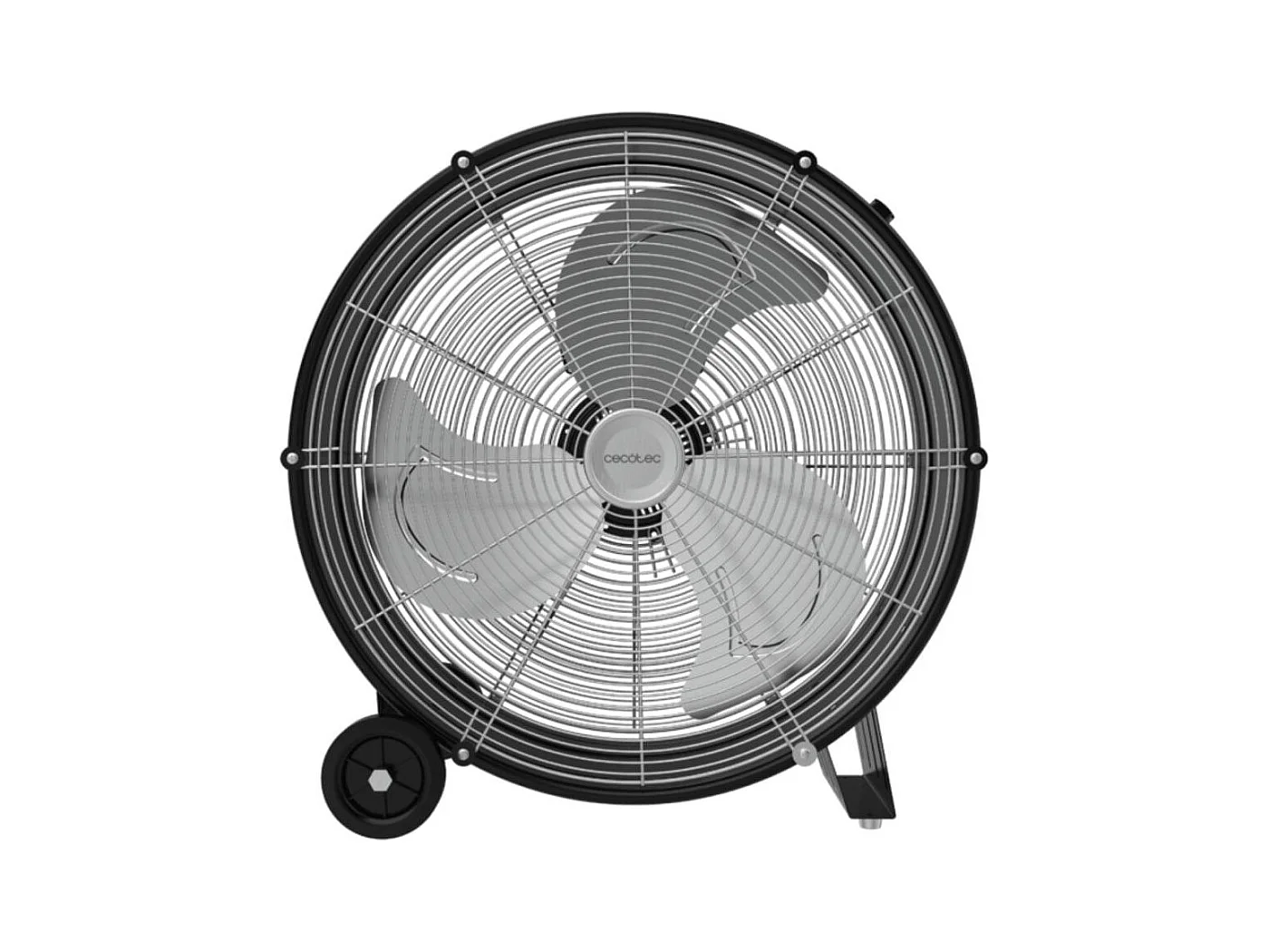 Ventilador de suelo industrial Cecotec ProIndustry 2000 120W 3 velocidades 3 aspas negro Ø50 cm